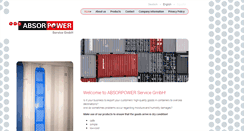 Desktop Screenshot of absorpower.com